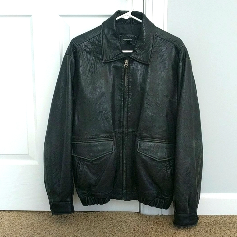 Men's leather jacket
